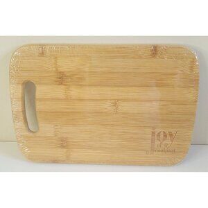 Bamboo Cutting Board By Joy Of Cooking With Handle 11.5 Inches x 8 Inches